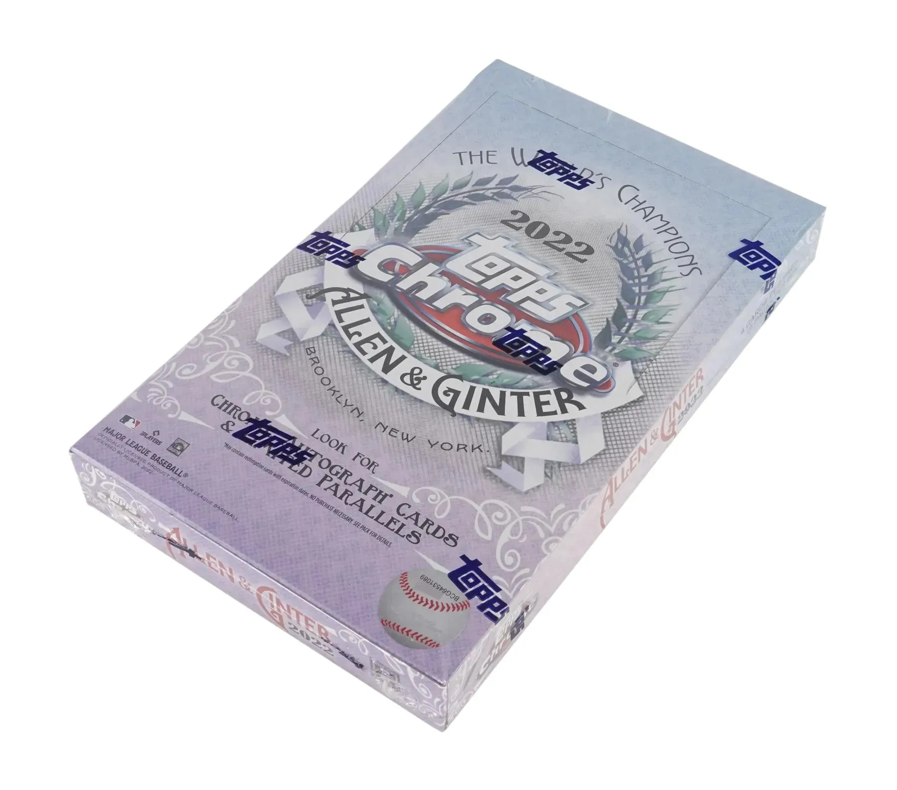 2022 Topps Allen & Ginter Chrome Baseball Hobby Box 18 Packs per Box, 4 Cards per Pack