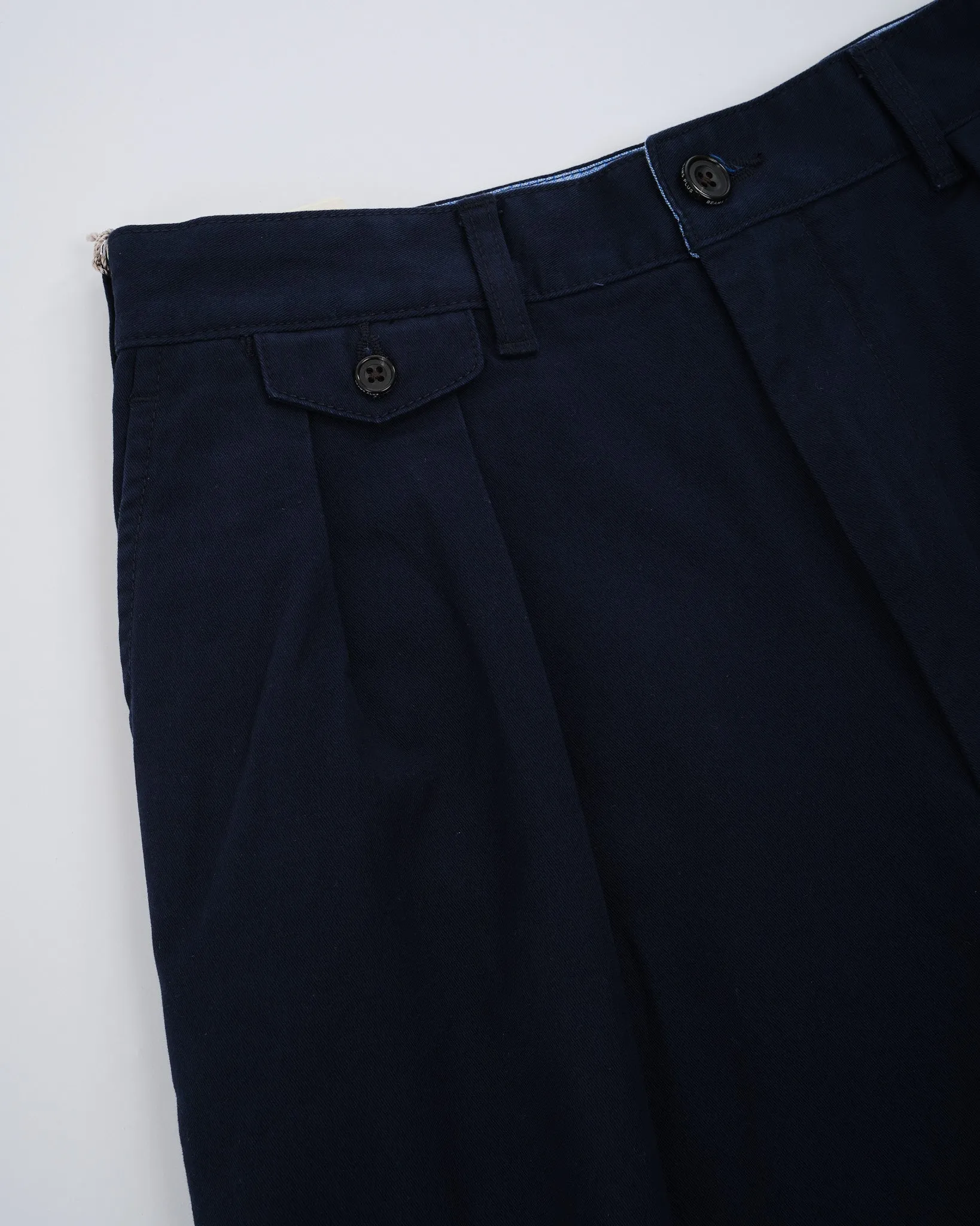 2Pleats Twill Navy