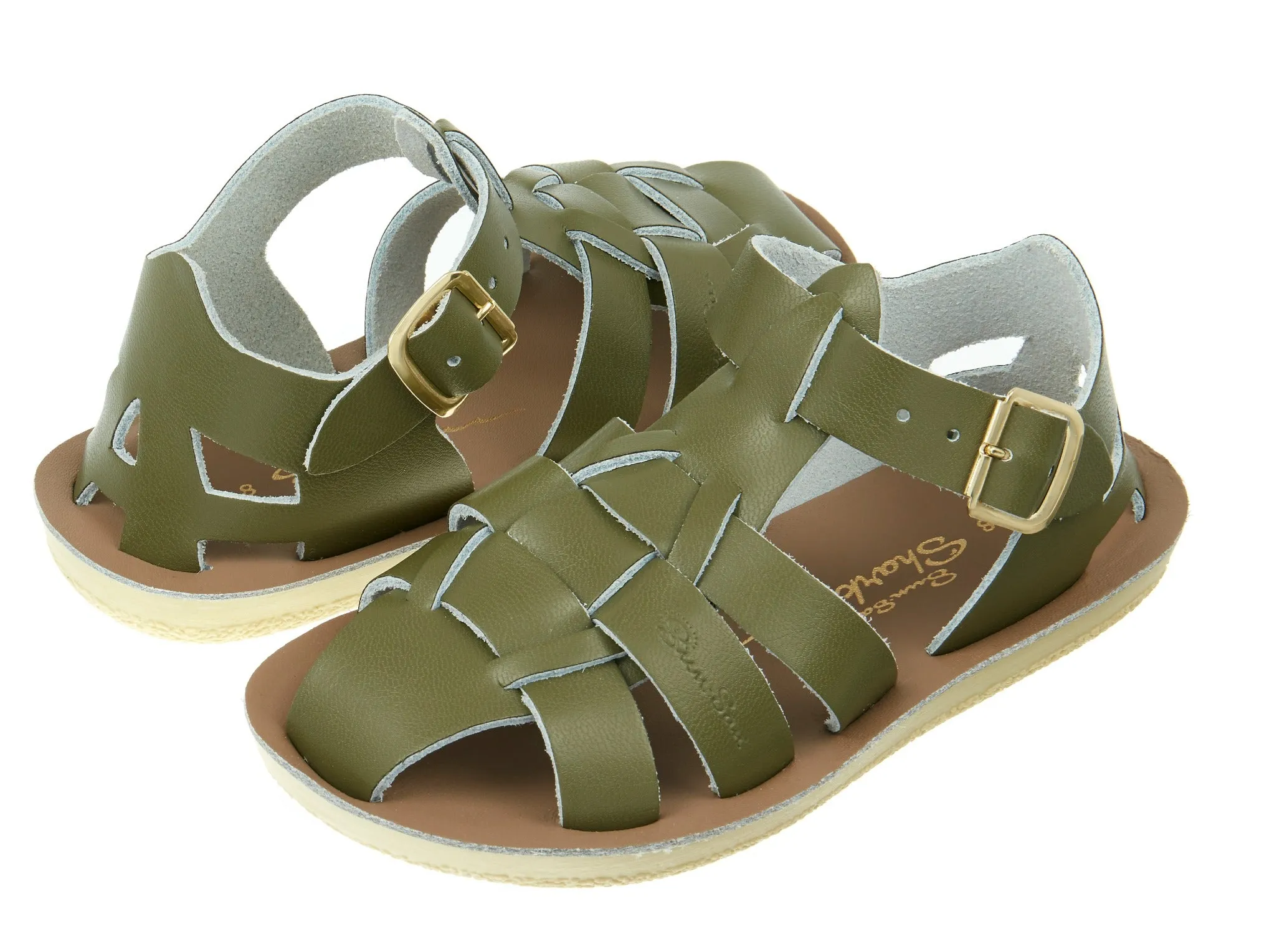 (4416) Salt-Water Sandal Shark - OLIVE