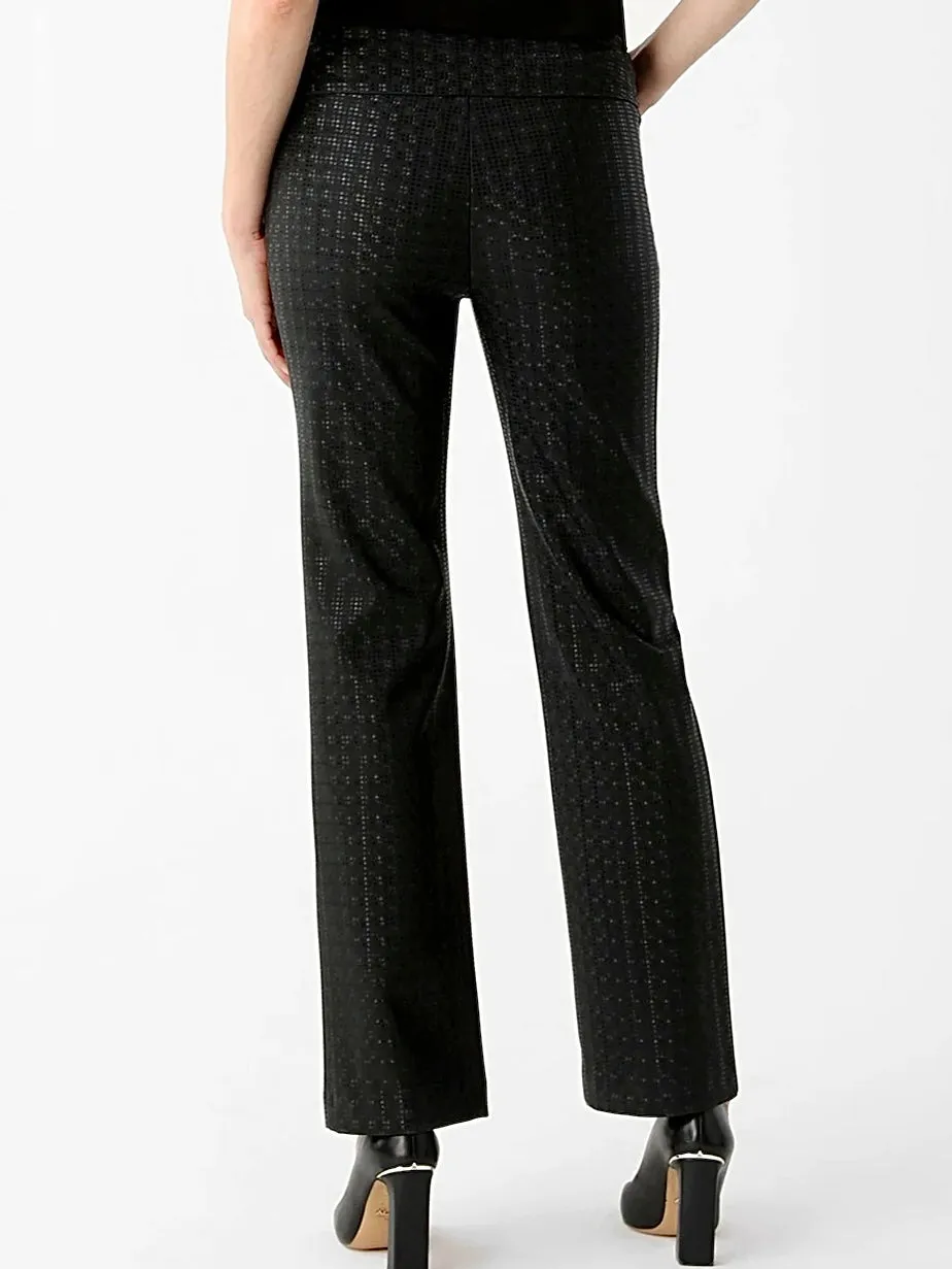 98756 Bronagh Houndstooth Straight Leg Trouser