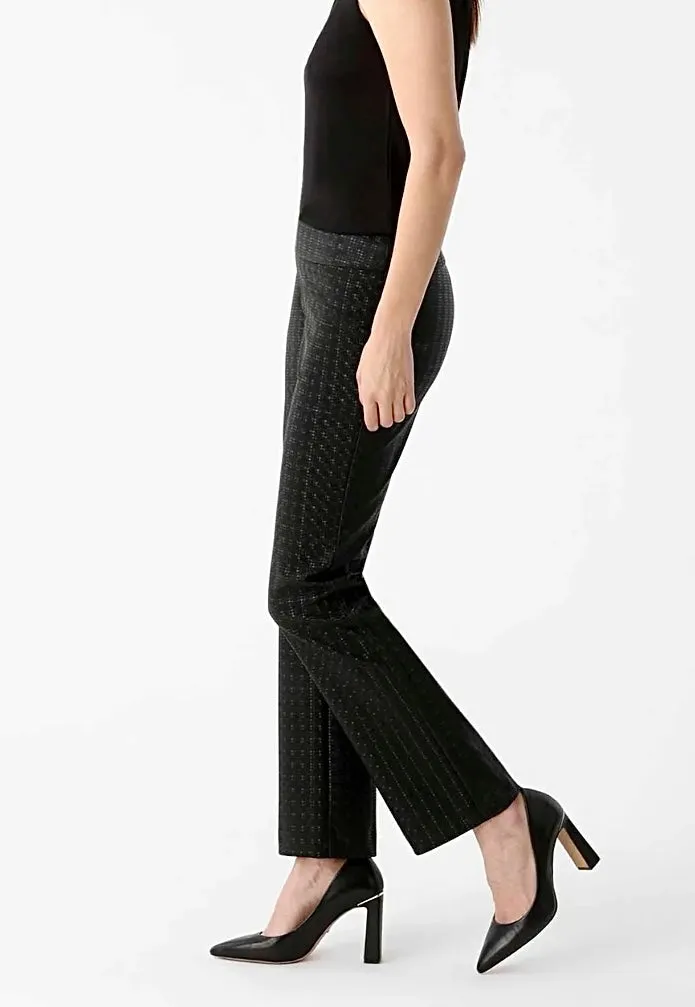 98756 Bronagh Houndstooth Straight Leg Trouser