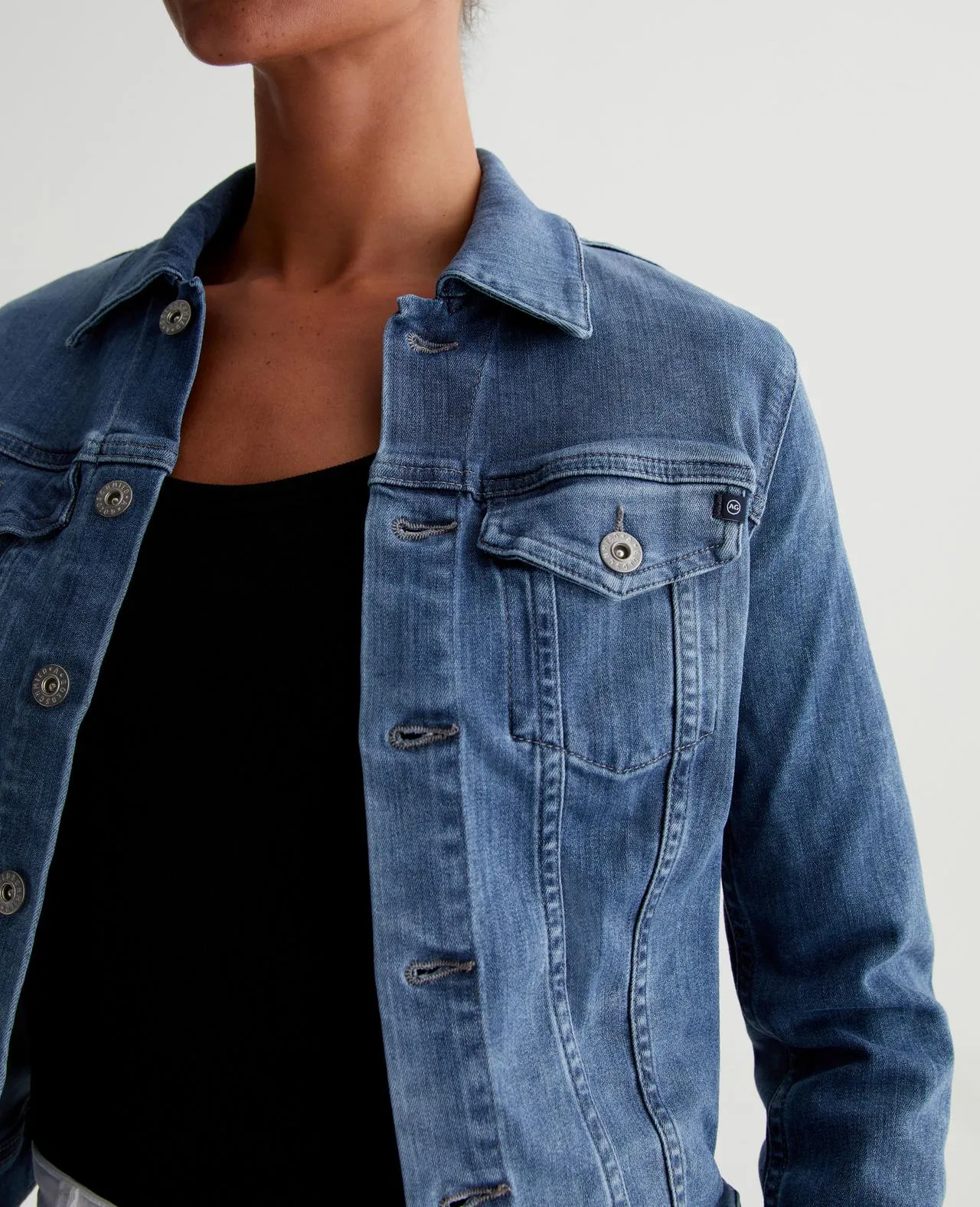 AG Denim Robyn Denim Jacket in Streamside