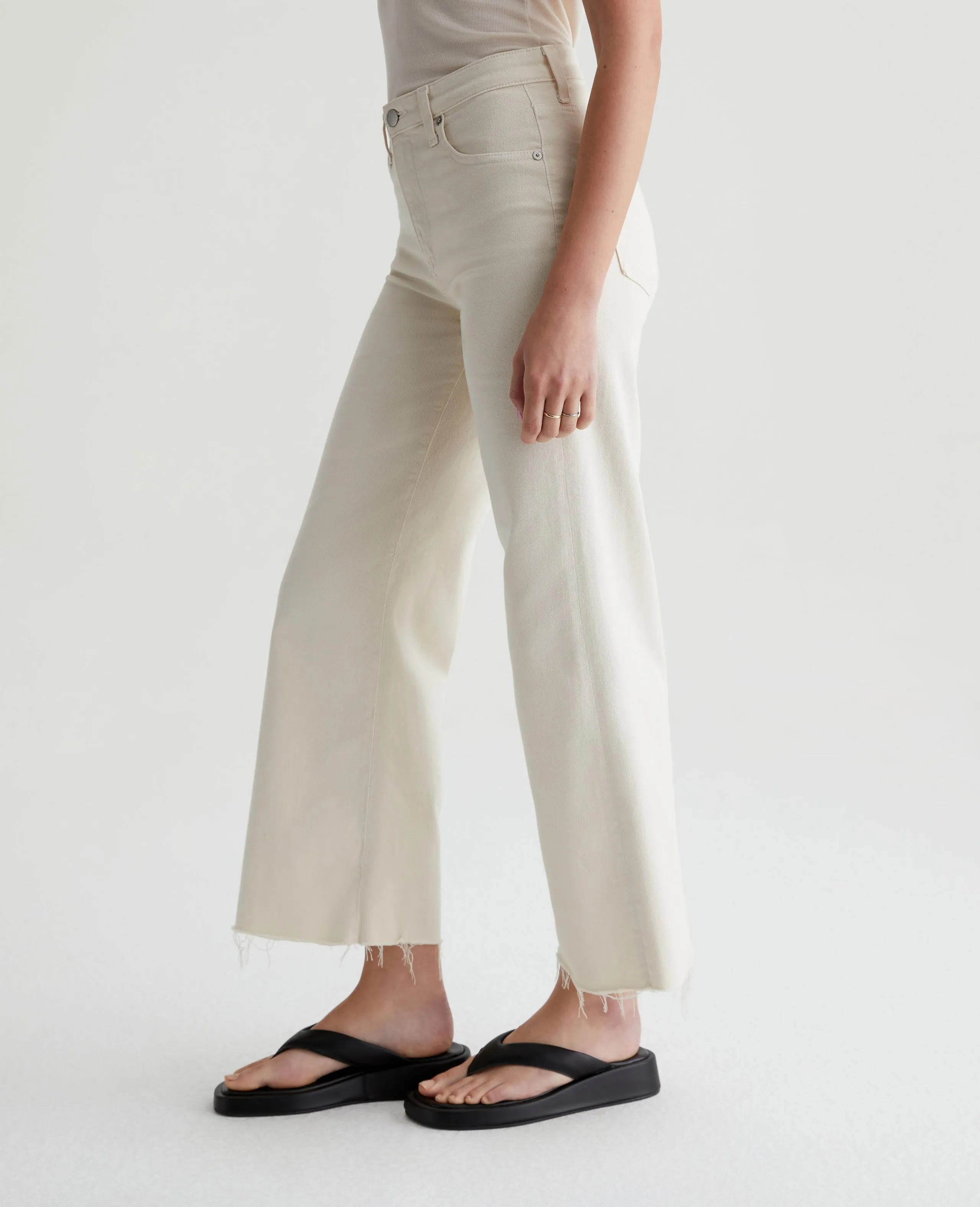 AG Denim Saige Wide Leg in Dried Spring