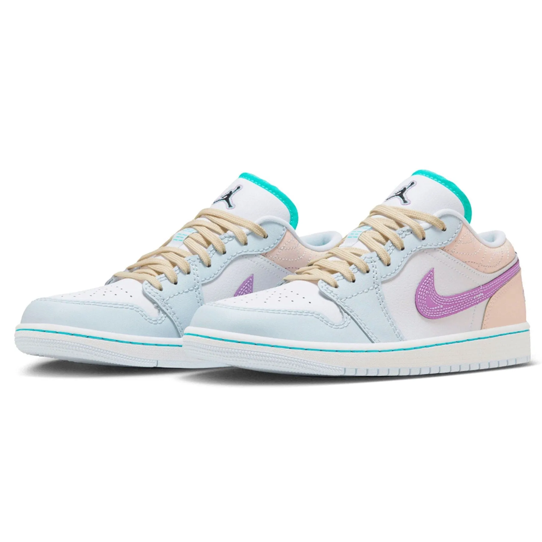 Air Jordan 1 Low Wmns 'Multi-colour Sashiko'