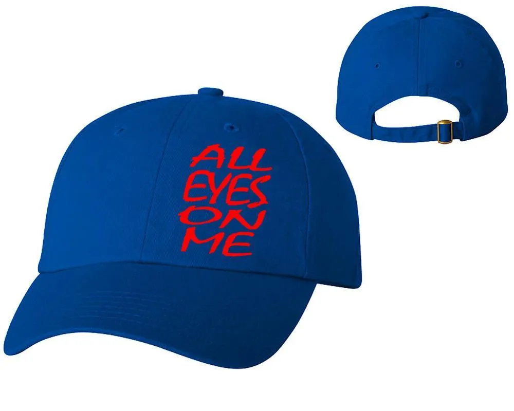 All Eyes On Me Baseball Cap, Heat Transfer Baseball Caps