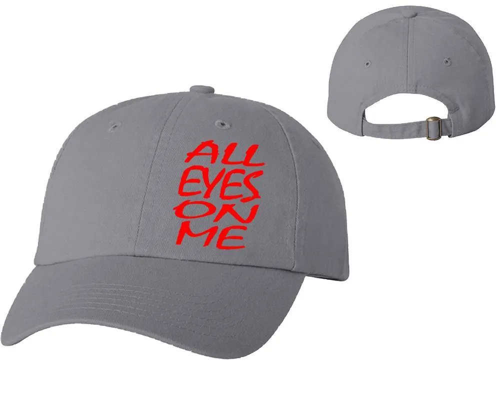 All Eyes On Me Baseball Cap, Heat Transfer Baseball Caps