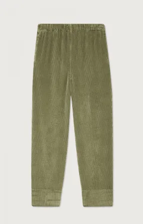 American Vintage Padow Relaxed Cord Trouser Vintage Tabacco