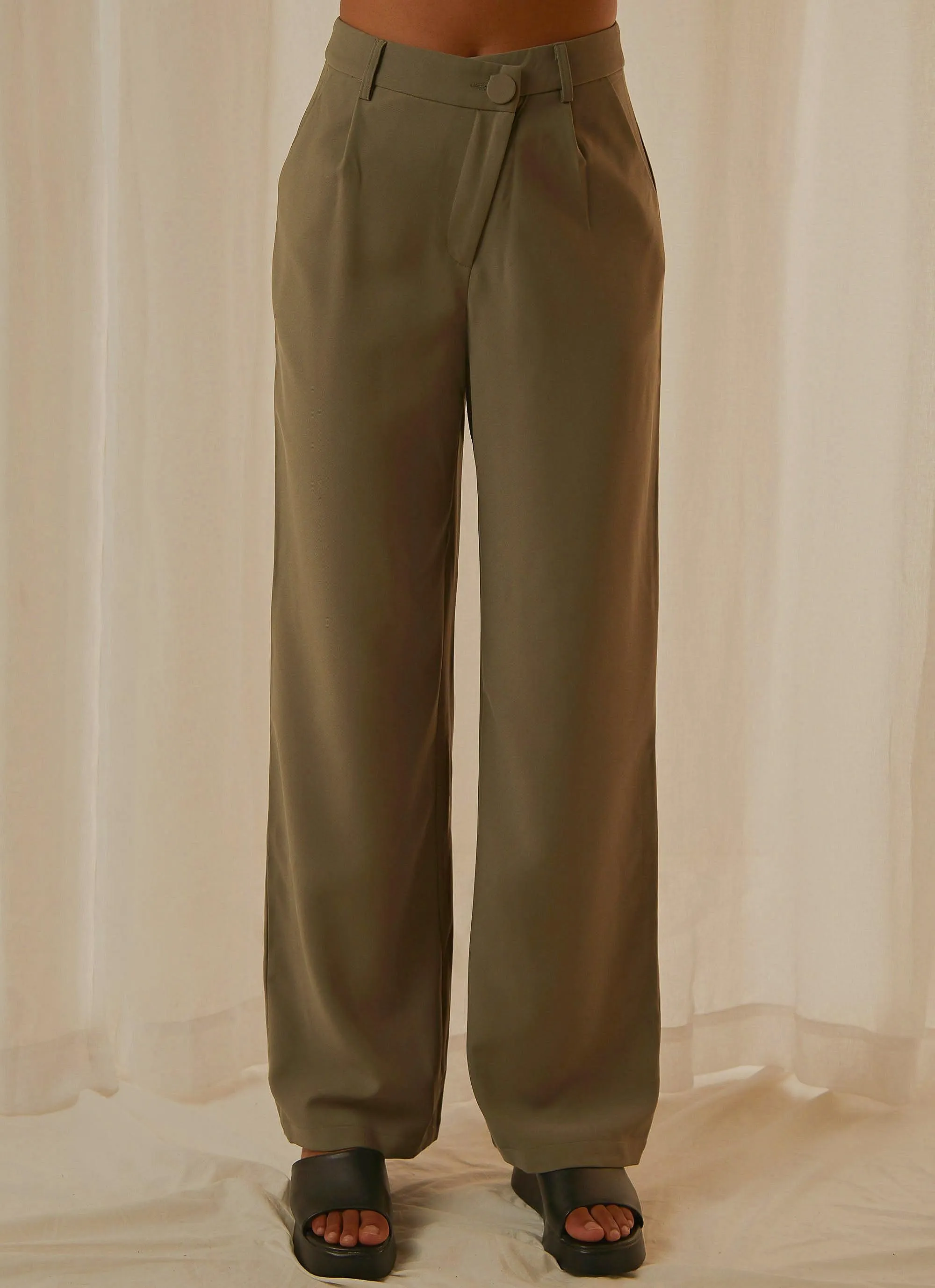 Archer Trouser - Muted Khaki