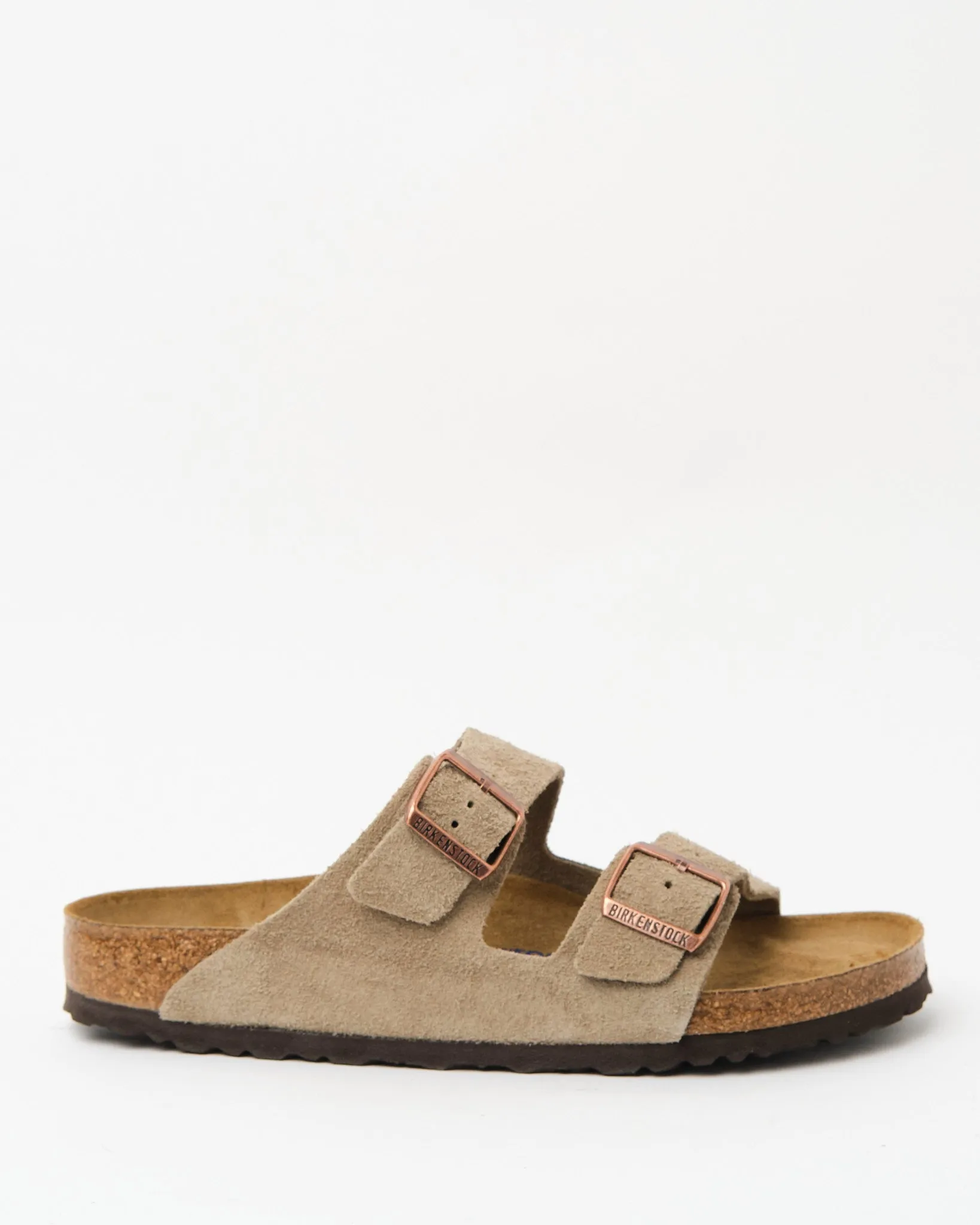 Arizona Soft Footbed Suede Taupe