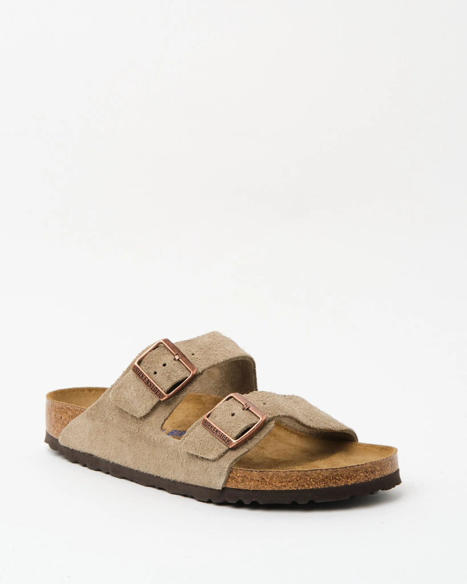 Arizona Soft Footbed Suede Taupe