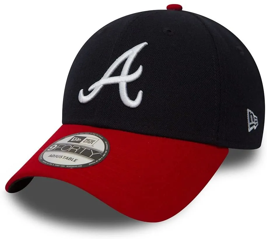 Atlanta Braves New Era Men's League 9Forty MLB Baseball Adjustable Hat - Navy