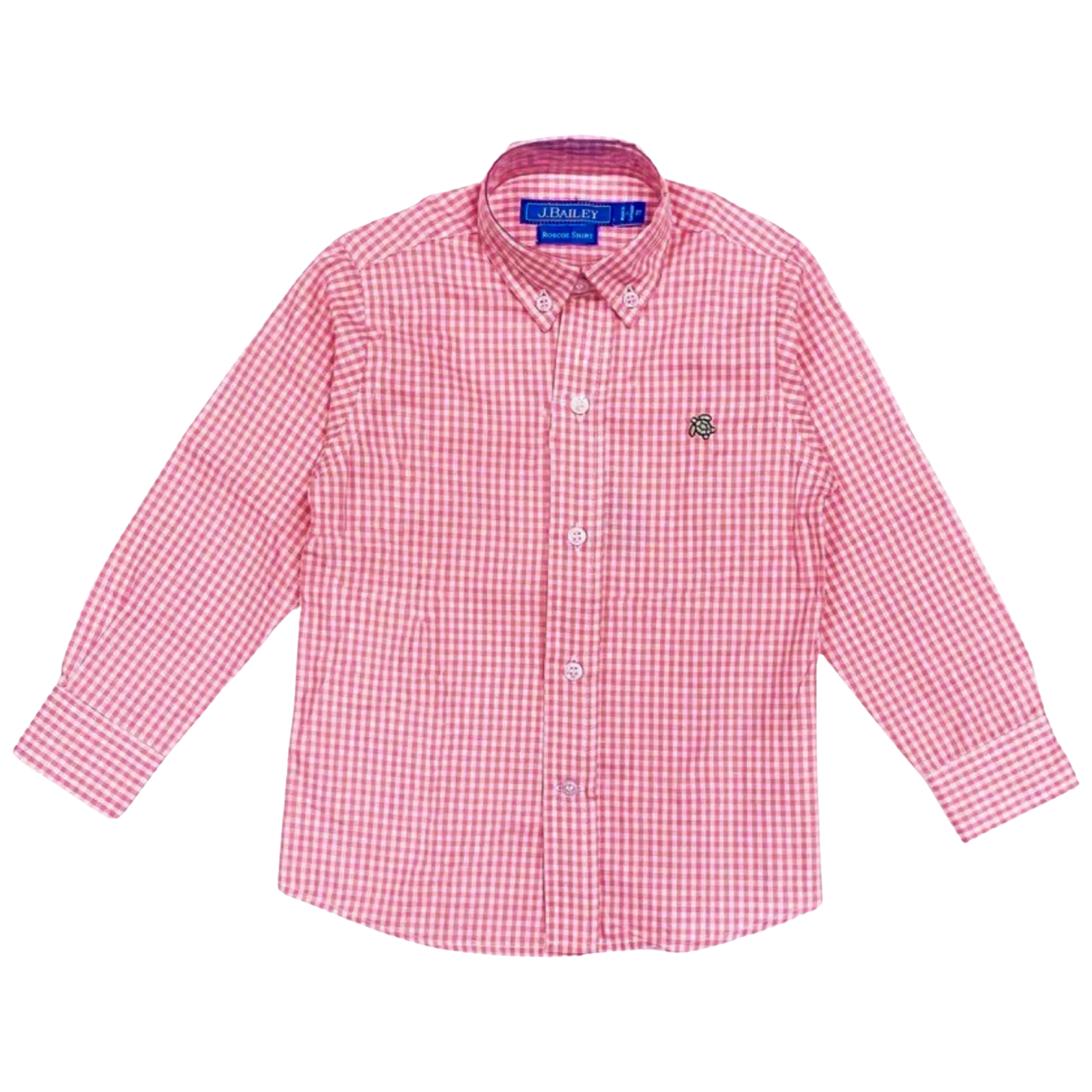 Bailey Button Down - Pink Check