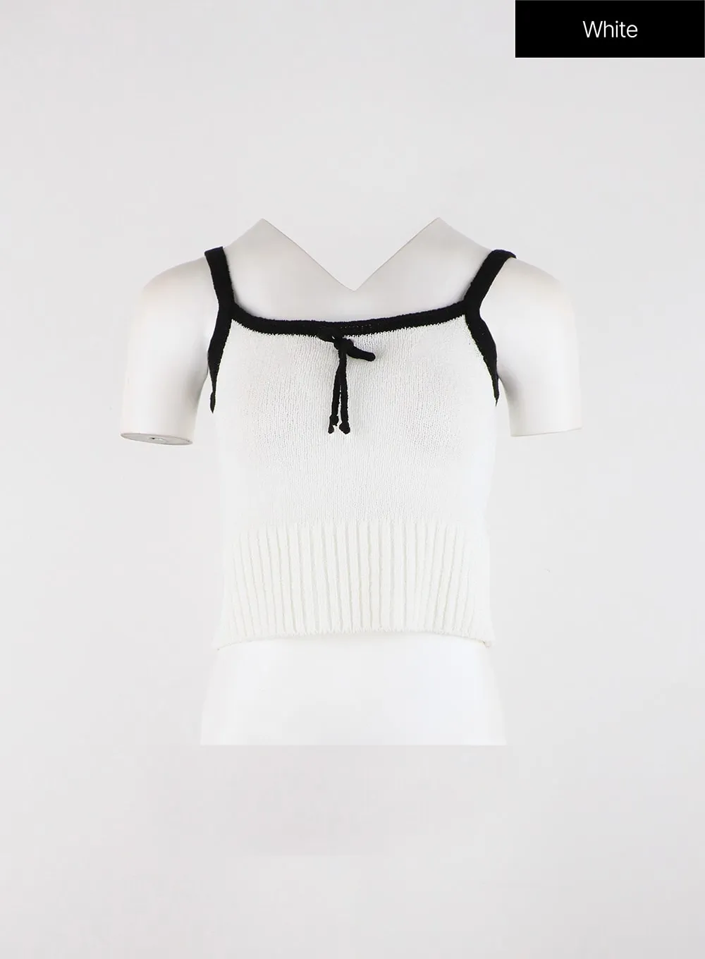 Balletcore Ribbon Crop Tank Top OD327