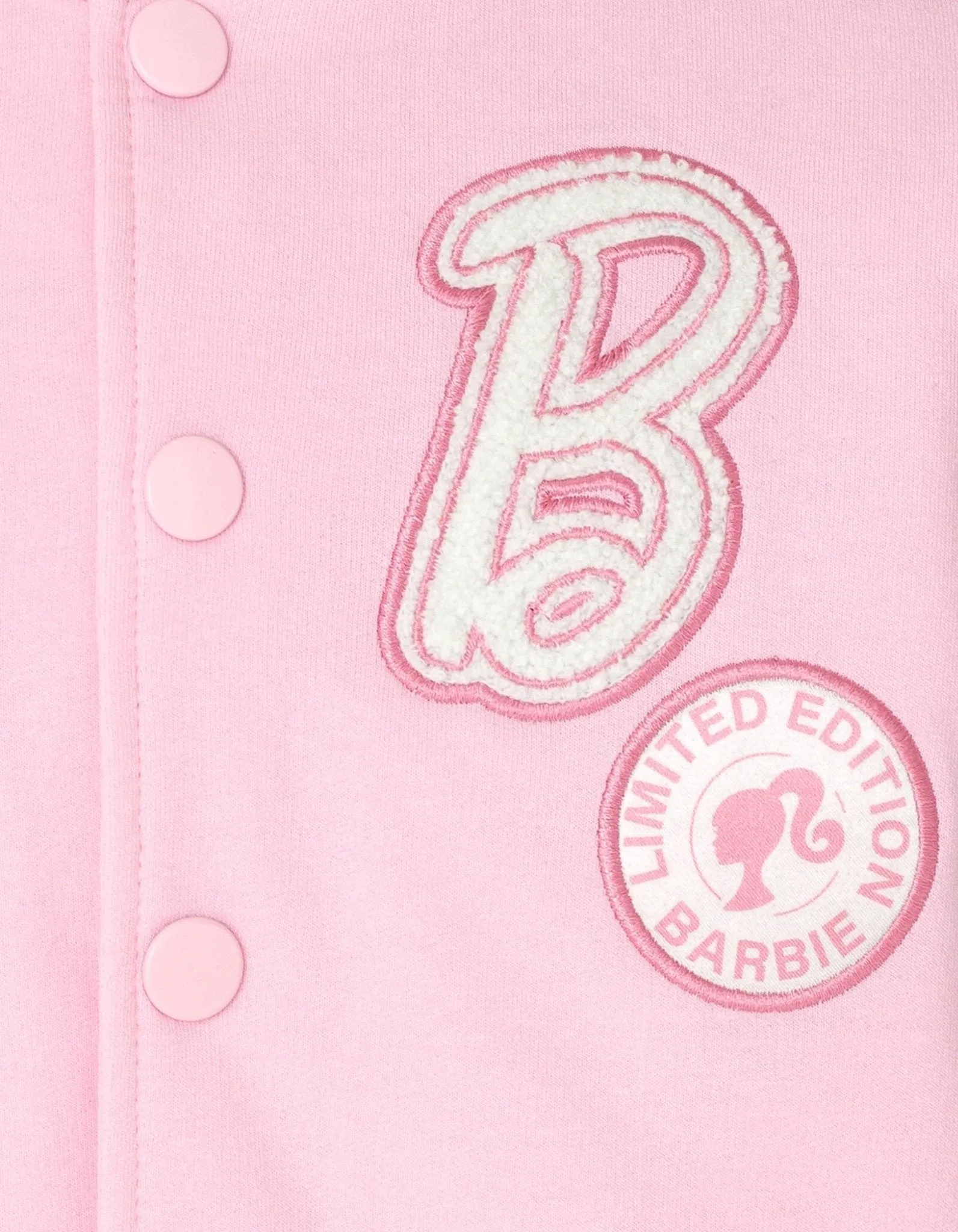 Barbie Girls French Terry Varsity Bomber Jacket