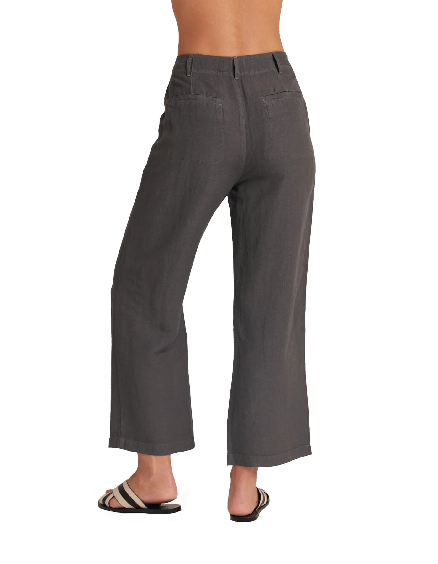 Blakely Utility Wide Leg Crop - Charcoal Shadow