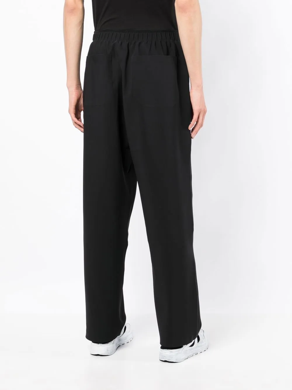 Bonded Straight-Leg Trousers