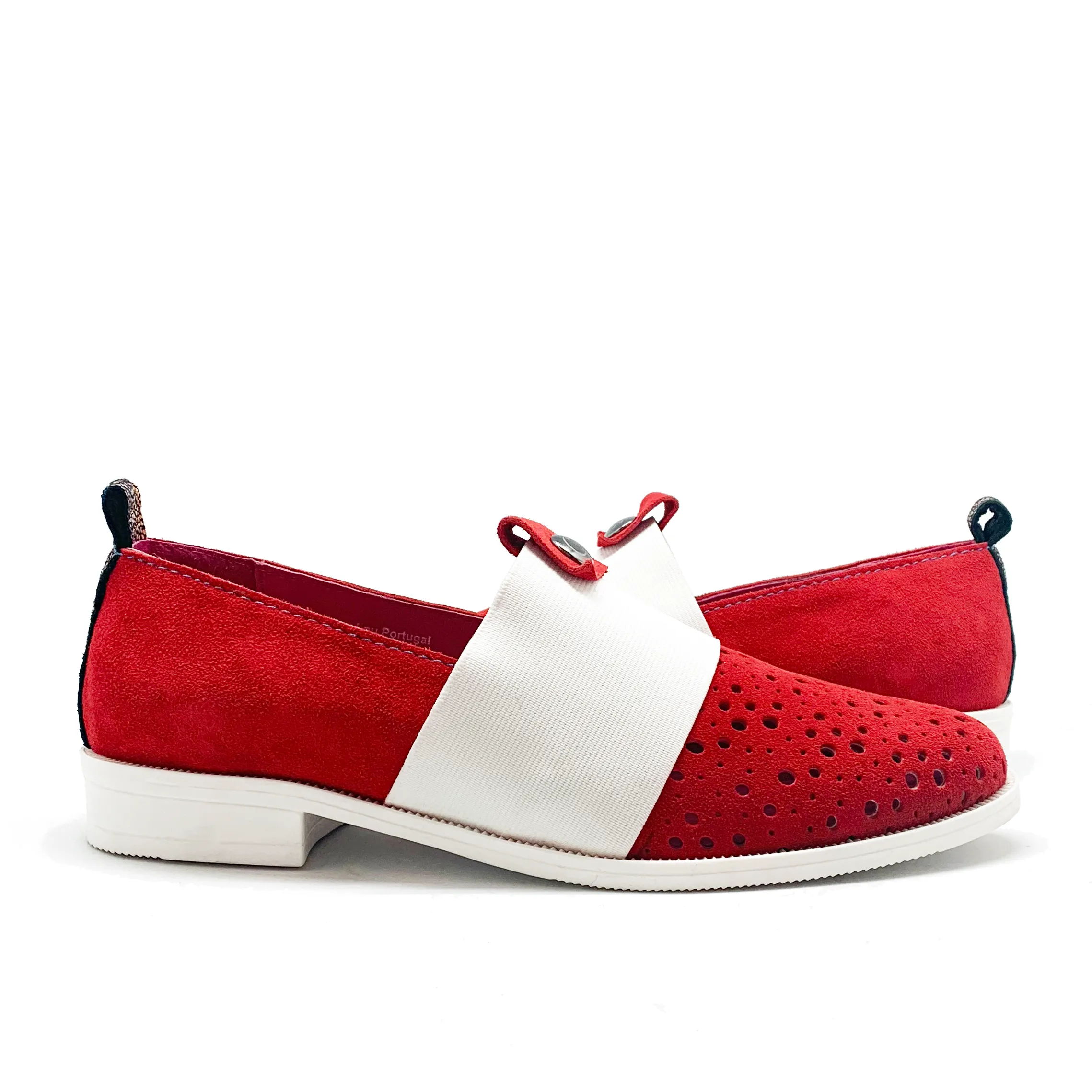 Bourbon - Red White slip on