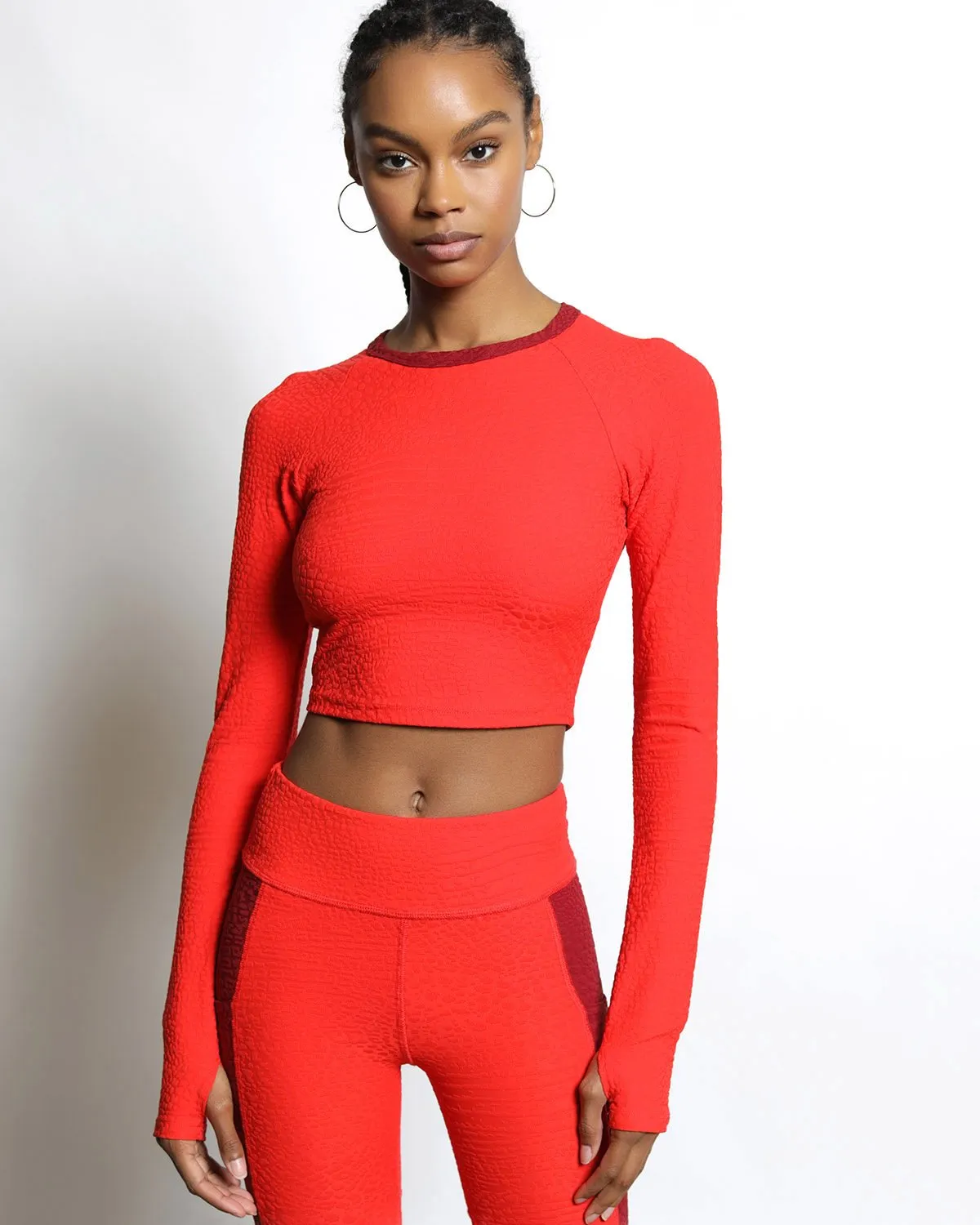 Caiman Crocodile 3D Activewear Crop Top (FINAL SALE)