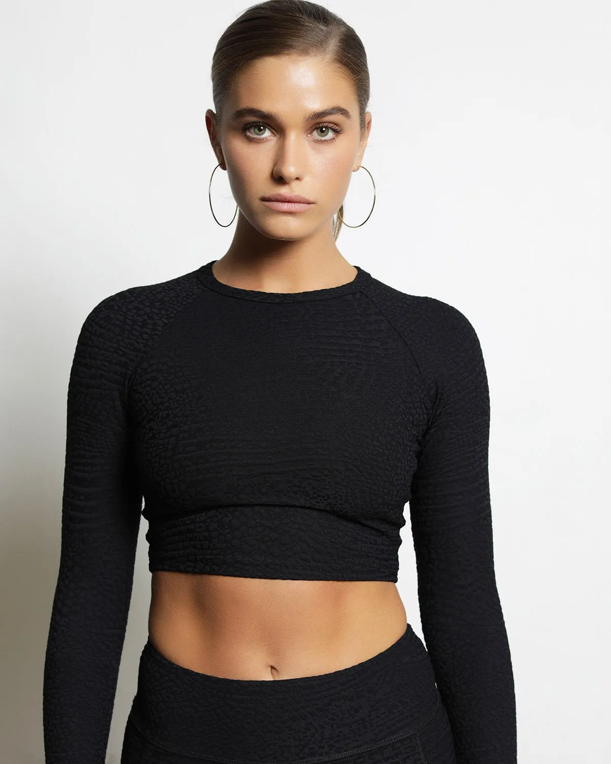 Caiman Crocodile 3D Activewear Crop Top (FINAL SALE)