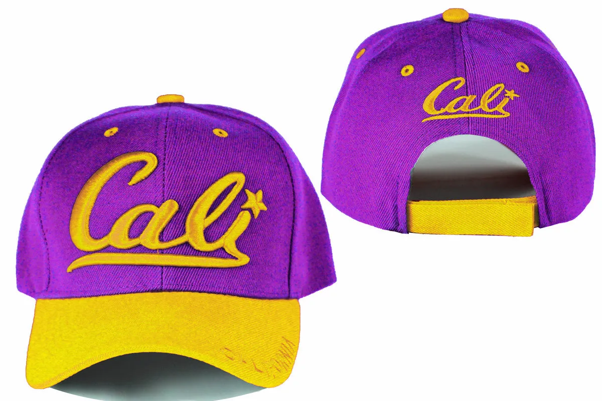 Cali Baseball Cap, Embroidered Baseball Cap