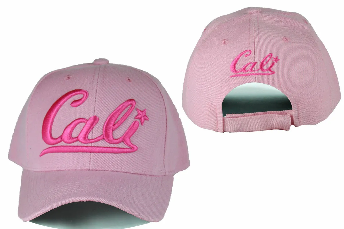 Cali Baseball Cap, Embroidered Baseball Cap