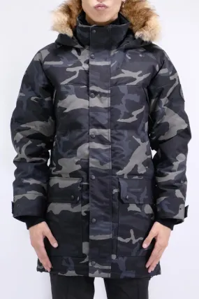 Canada Goose Mens Down *Parka Emory Black Label - Black Classic Camo Print