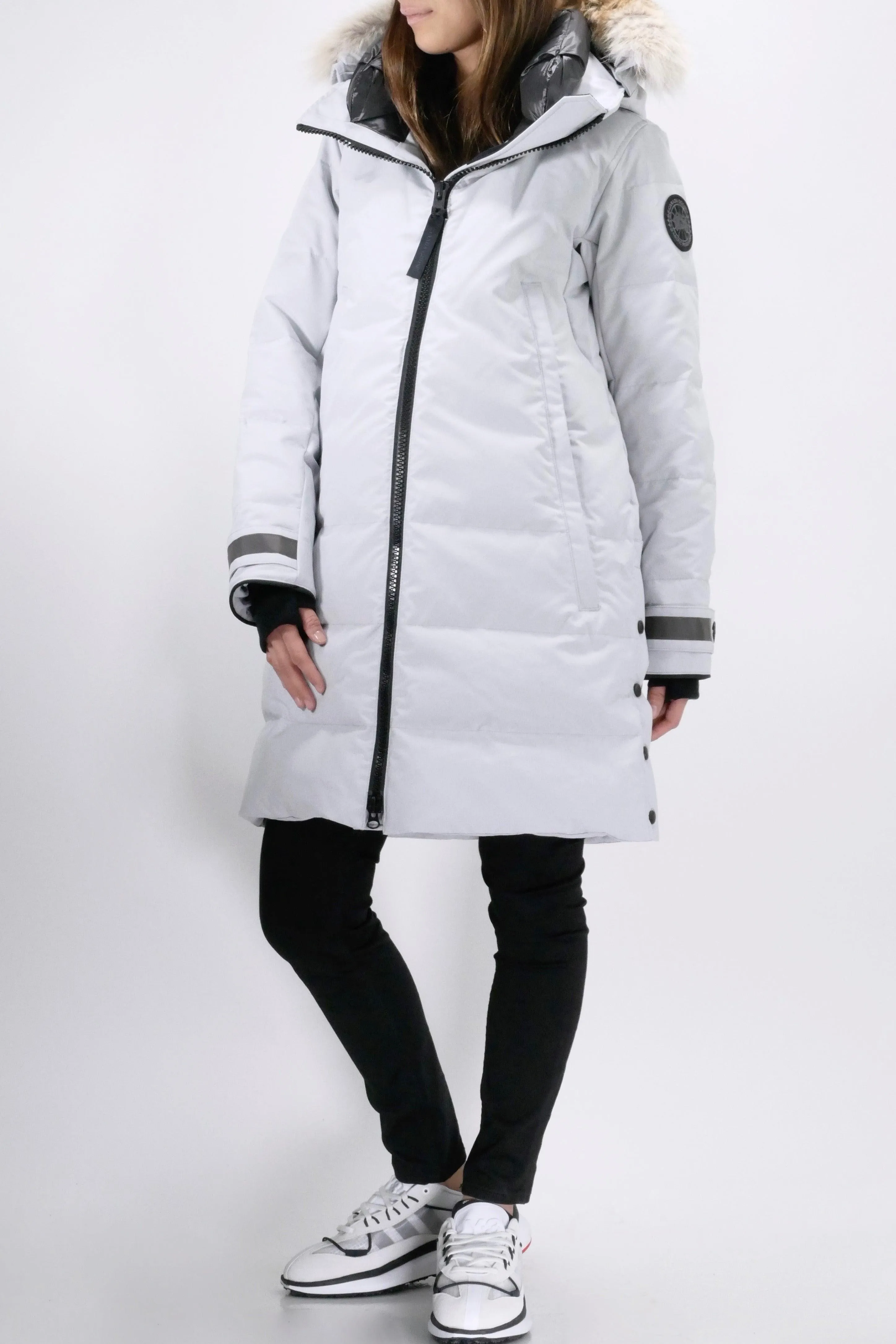 Canada Goose Womens Down *Parka Kenton Black Label - Silverbirch