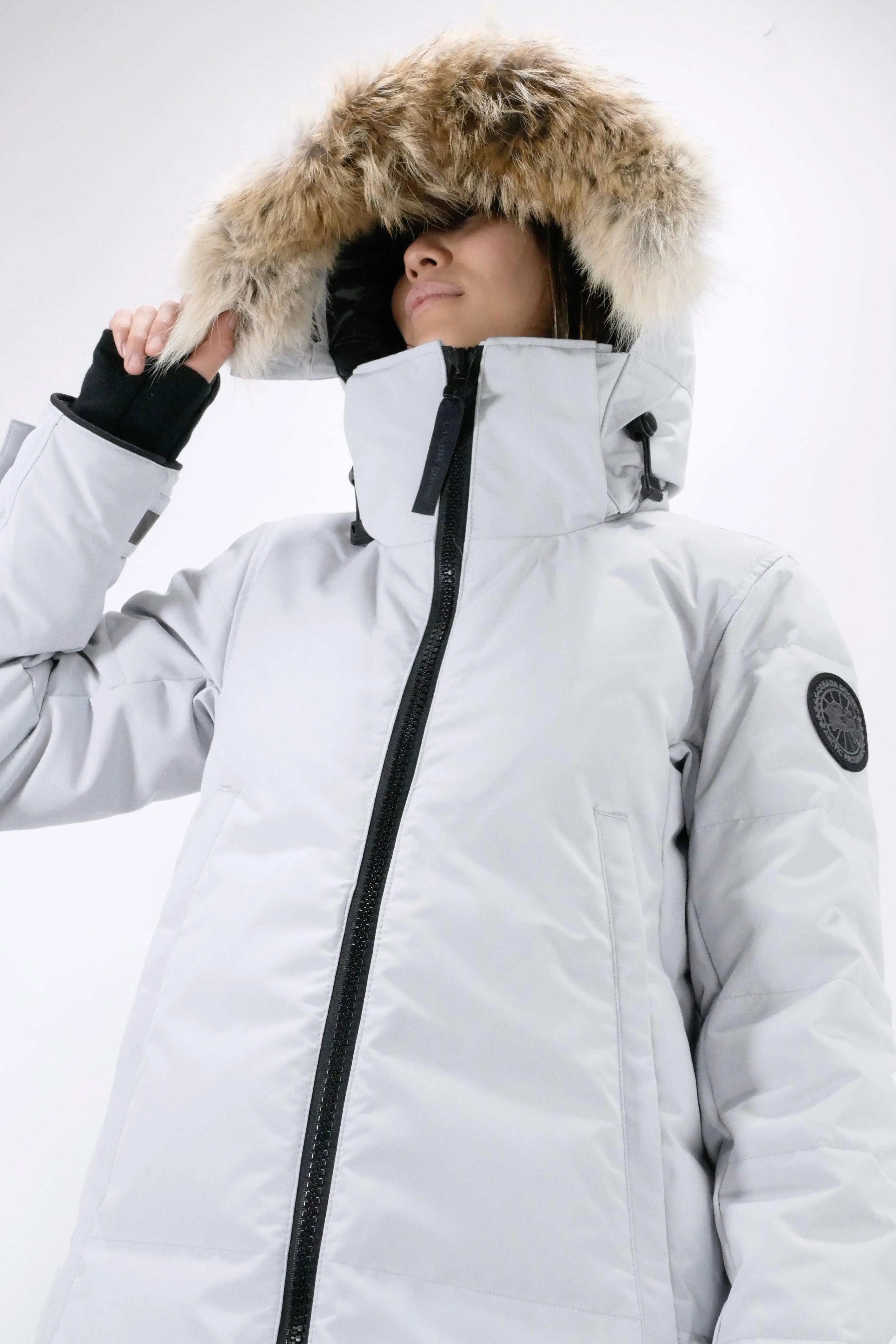 Canada Goose Womens Down *Parka Kenton Black Label - Silverbirch