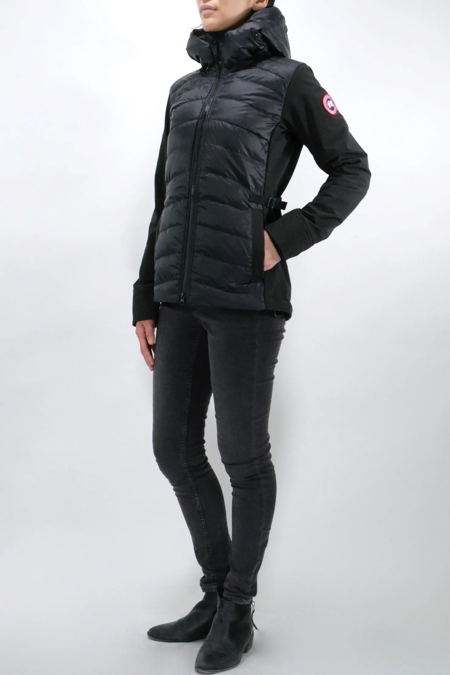 Canada Goose Womens Hybridge Knit Jacket Thornbury  - Black