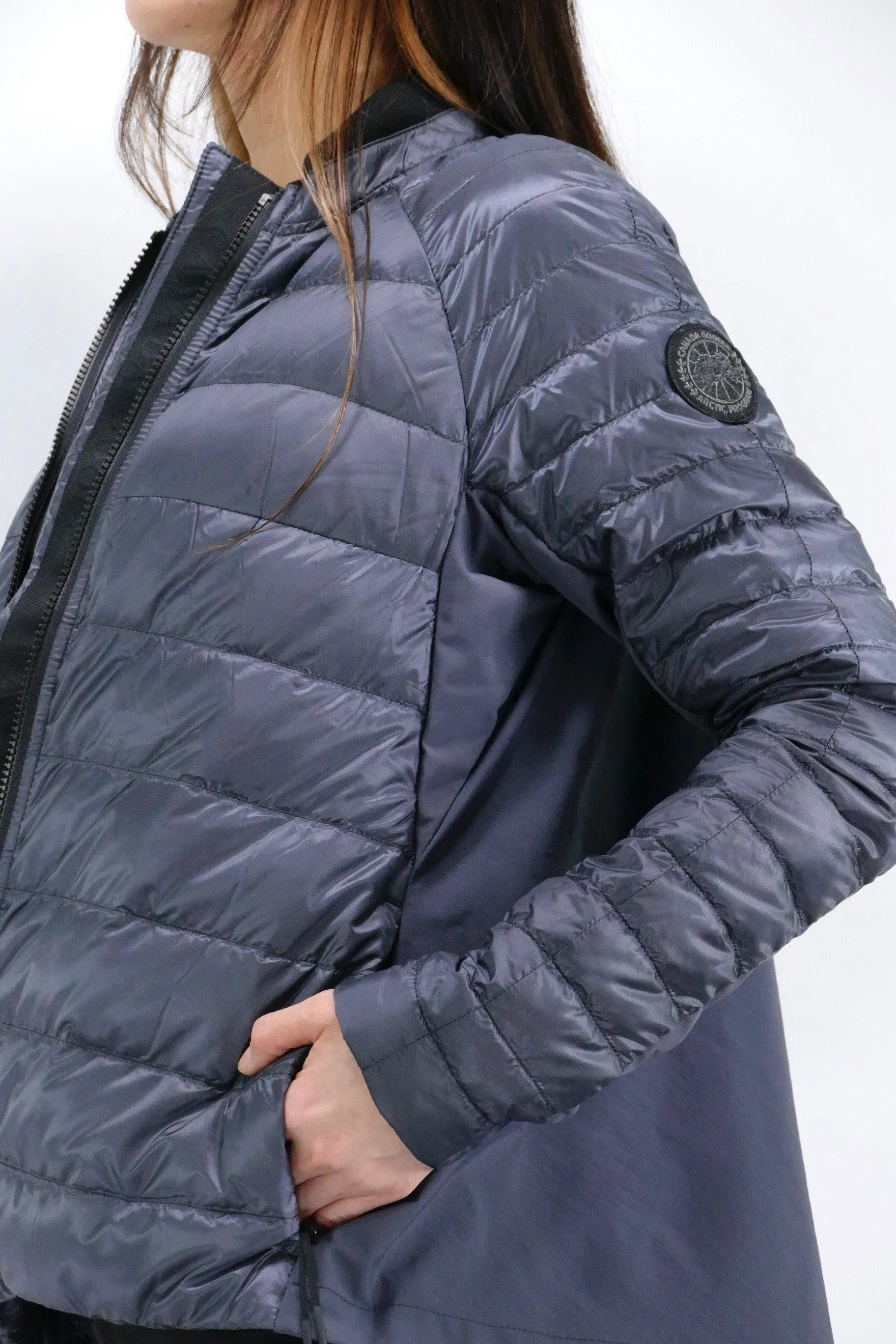 Canada Goose Womens Lite Jacket Roncy Black Label - Titanium