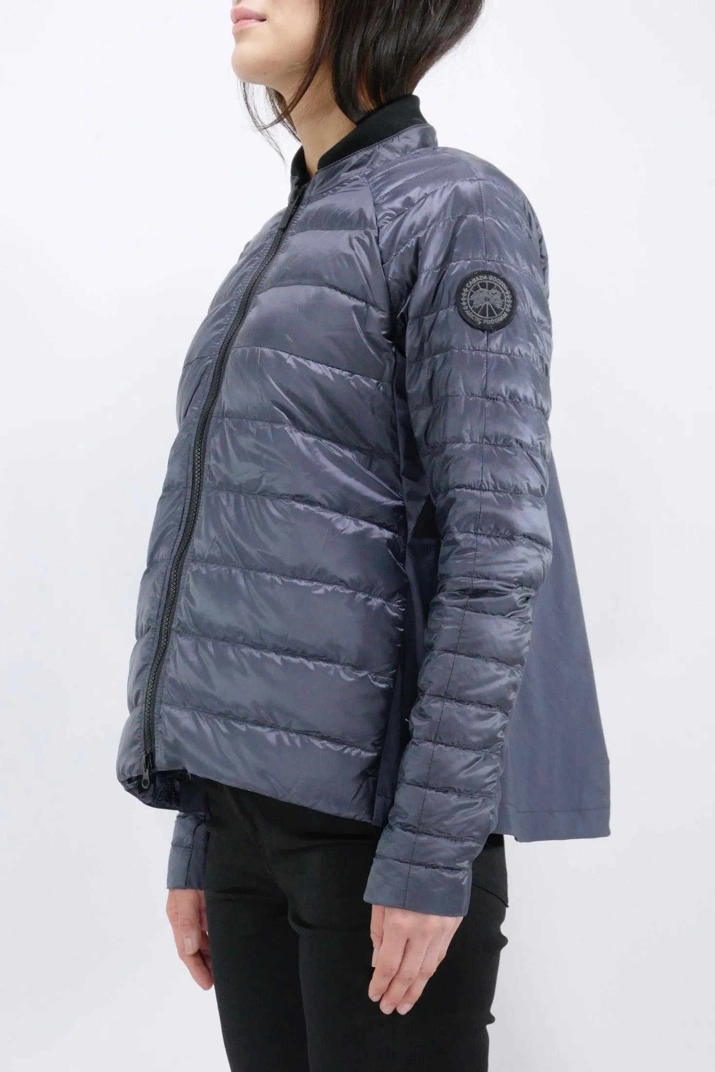 Canada Goose Womens Lite Jacket Roncy Black Label - Titanium