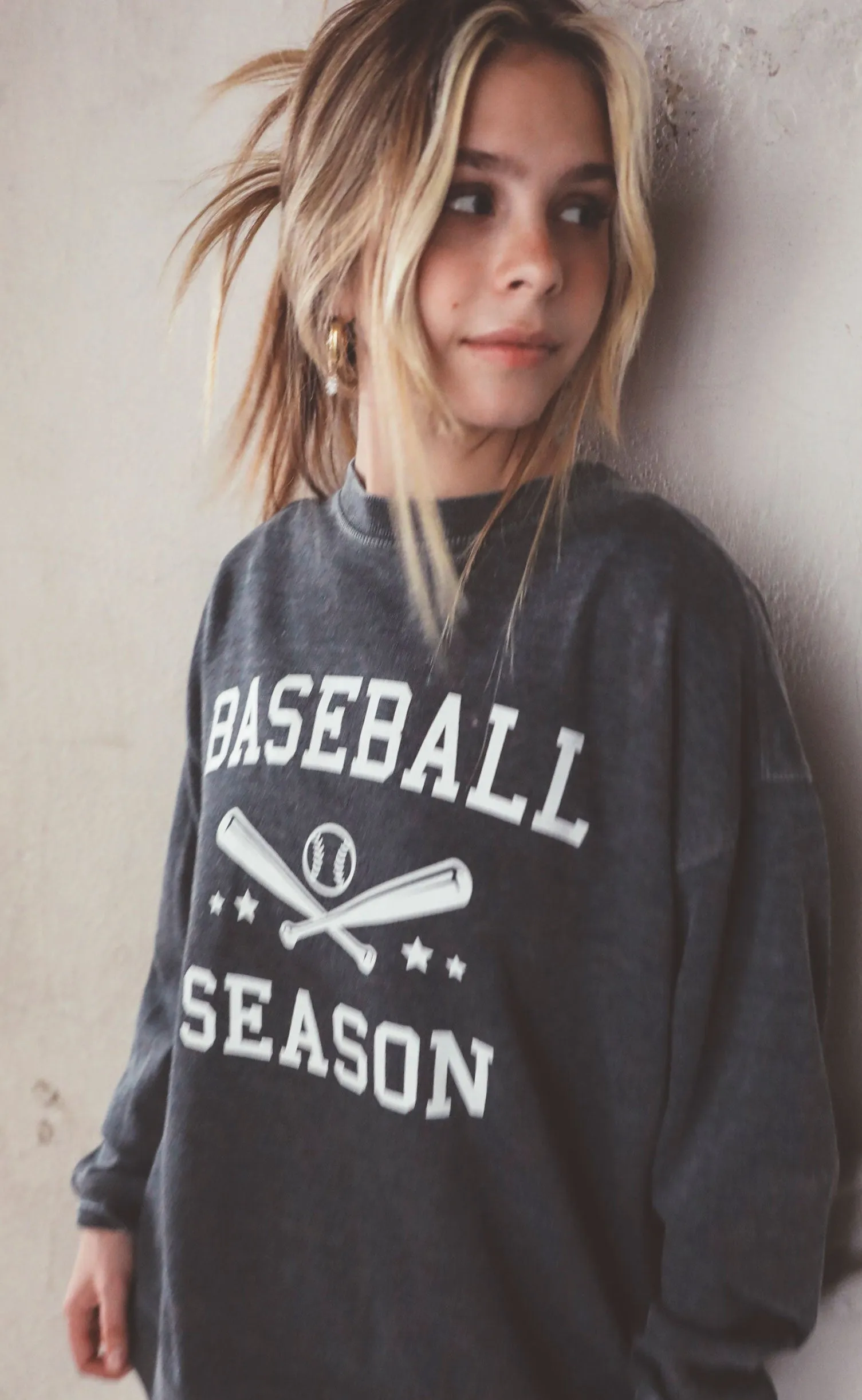 charlie southern: baseball season campus crew sweatshirt