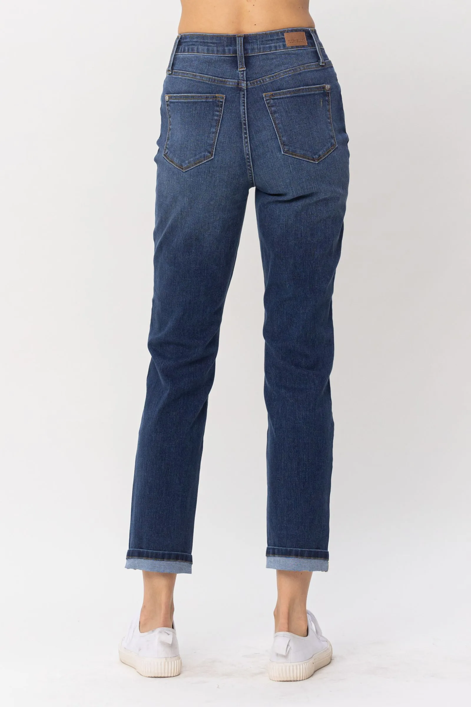 Cool Denim Sustainable Cuff BF Jeans