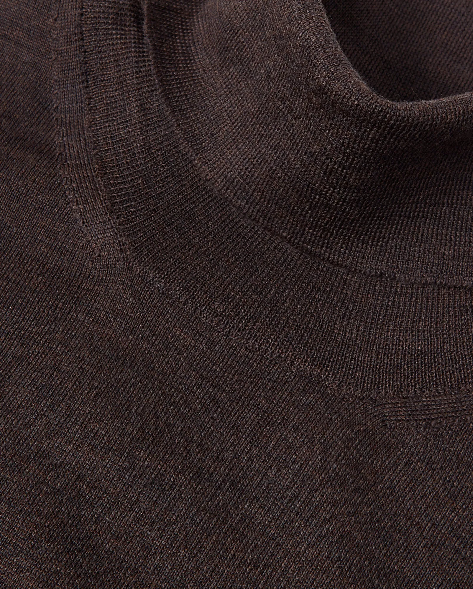 Corneliani Extra Fine Long Sleeve Roll Neck Knitted Jumper (Brown)