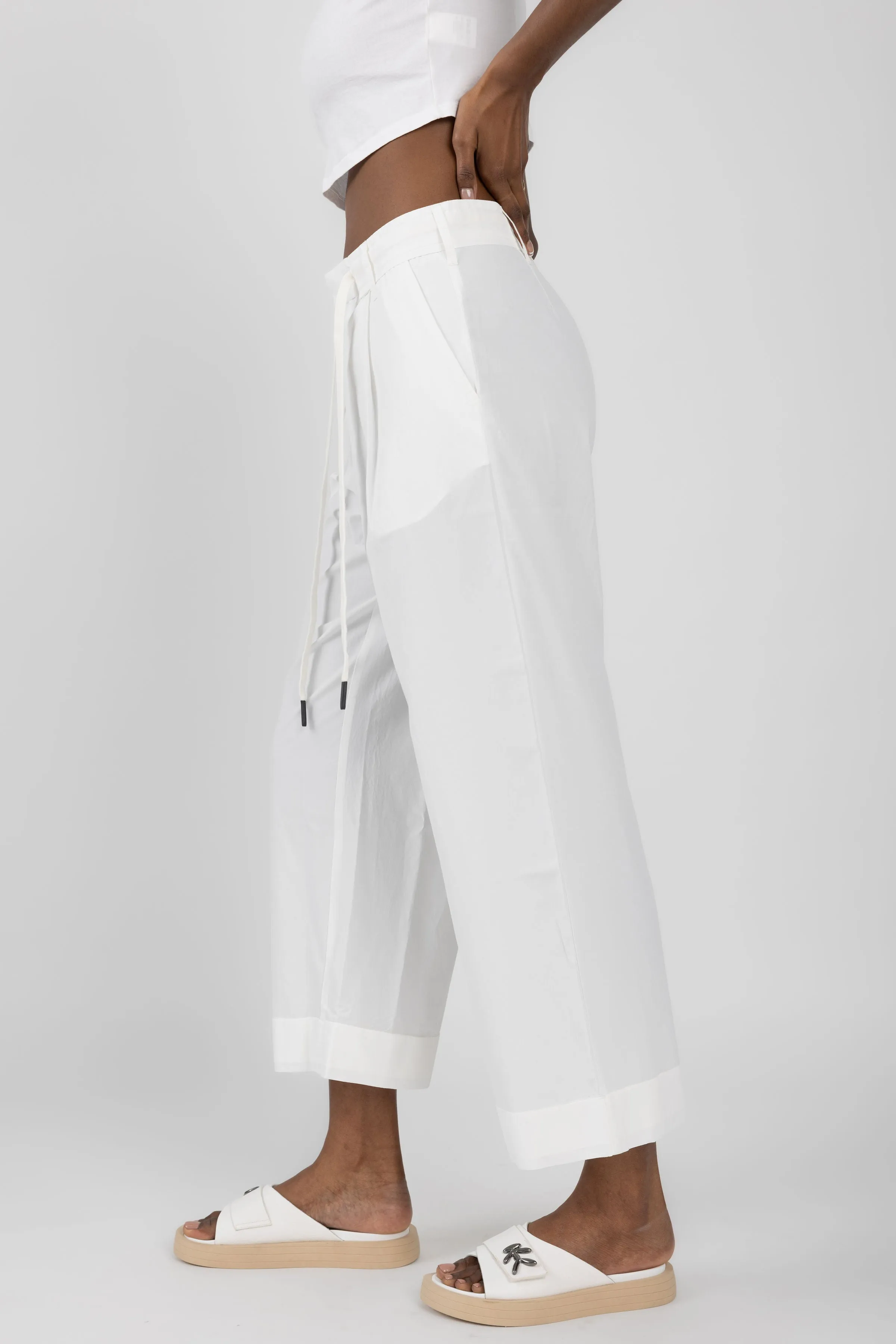 Cropped Pant in White