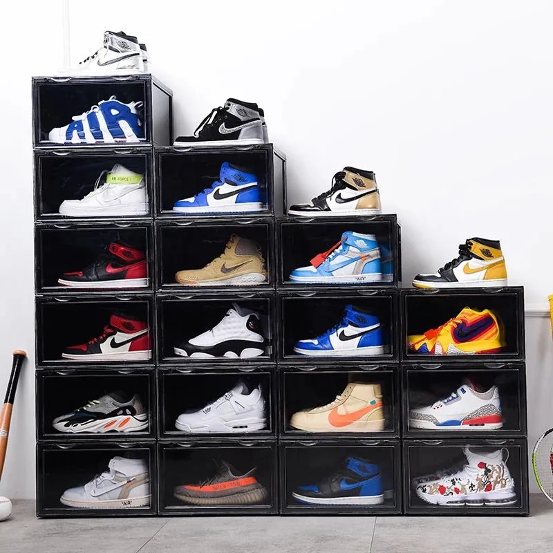 CT SNEAKER BOX SIDE DROP DISPLAY (2 BOXES) - BLACK