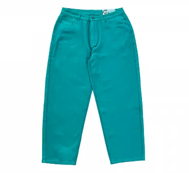 Damage Ltd Orange Tab Jeans - Teal