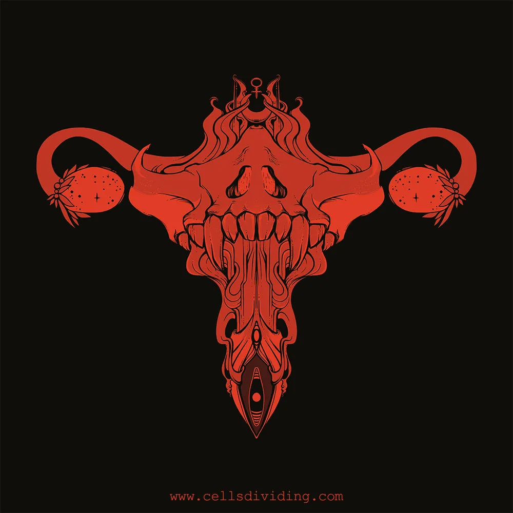 Death Metal Uterus, Women’s Crop Top