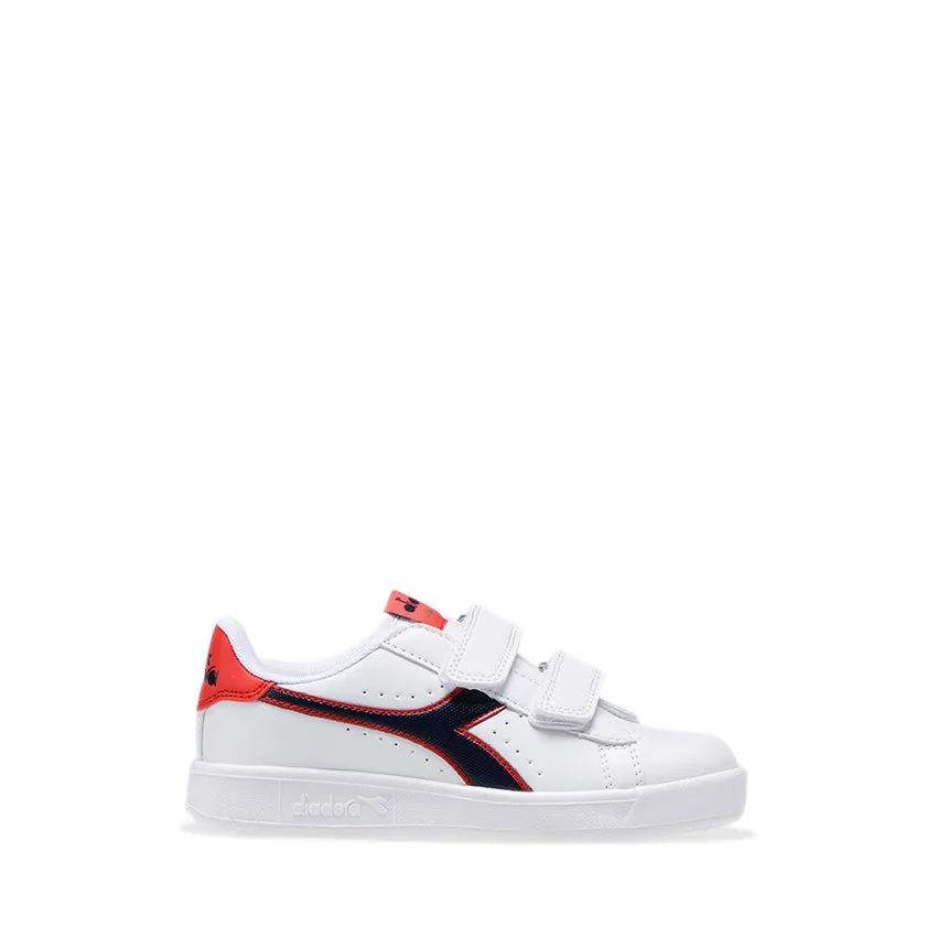 DIADORA SNEAKERS GAME P PS BIANCO-BLU-ROSSO