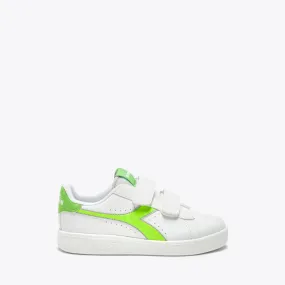 DIADORA SNEAKERS GAME P VIRTUAL PS BIANCO-VERDE FLASH