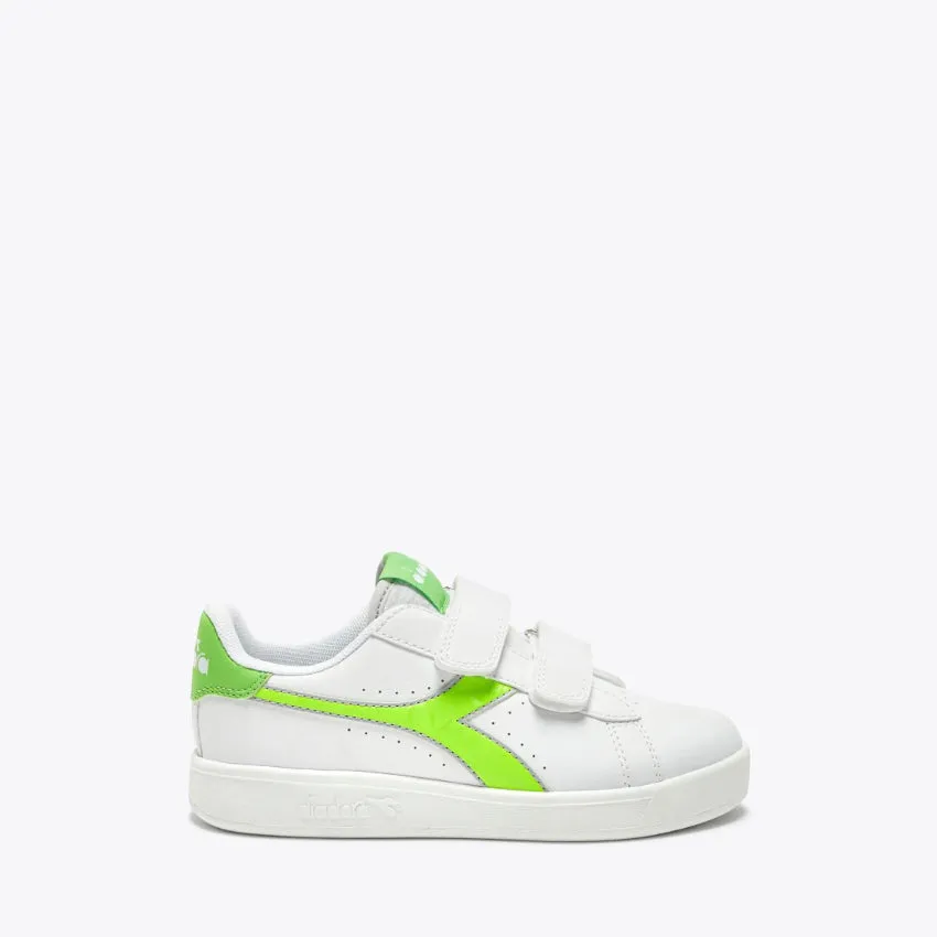 DIADORA SNEAKERS GAME P VIRTUAL PS BIANCO-VERDE FLASH