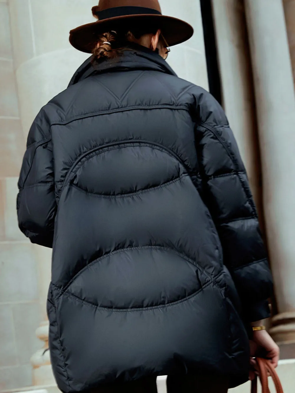 Duck Down & Feather Puffer Coat