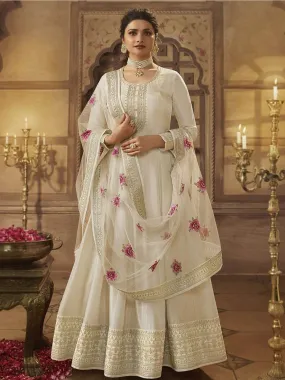 Embroidered Art Silk - Anarkali