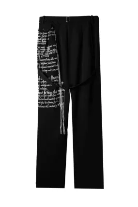 Embroidery Trousers