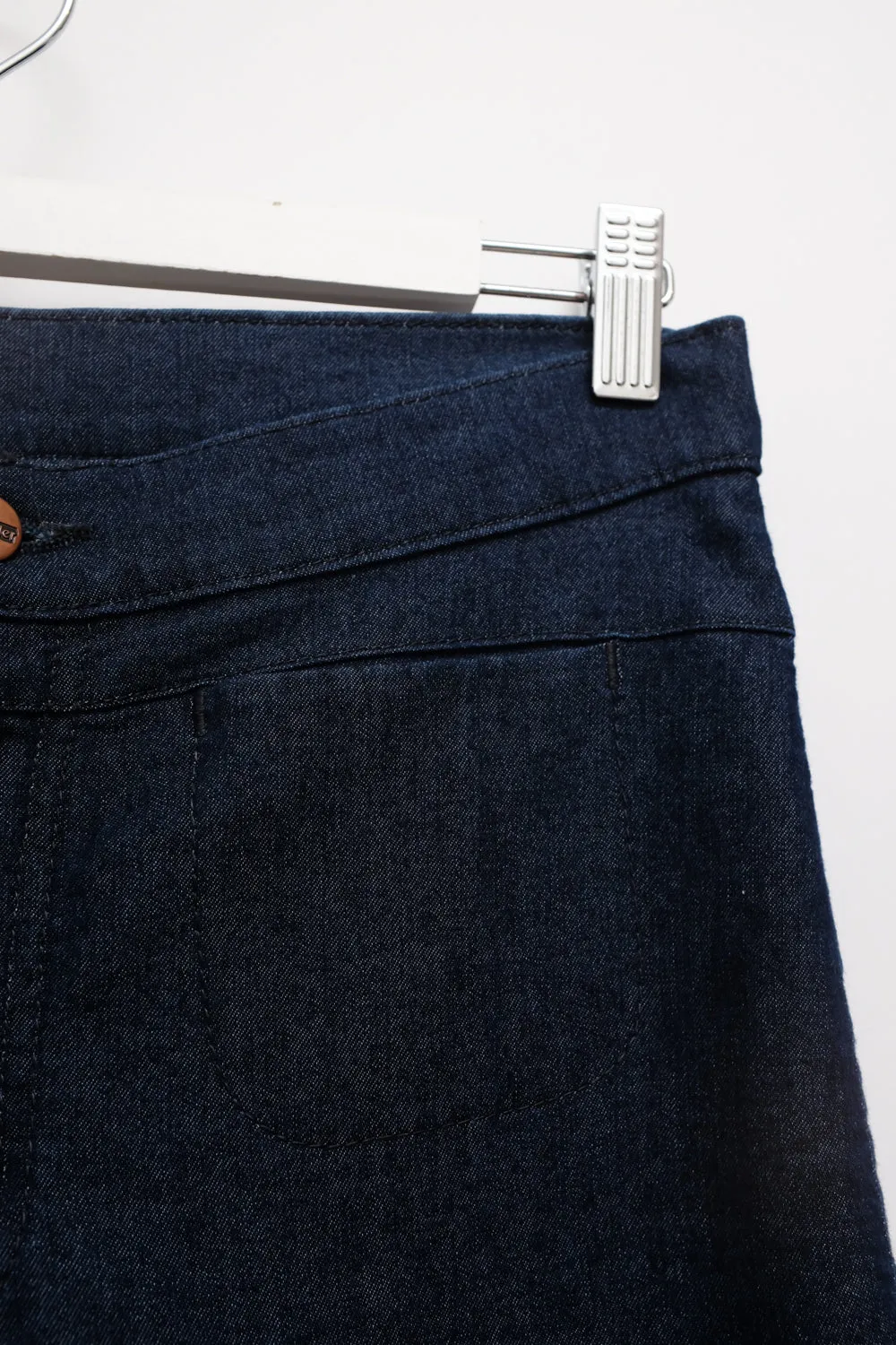 FLARED WRANGLER DENIM BLUE VINTAGE PANTS