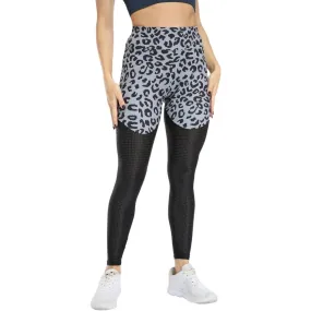 Freya Leopard Color Block Gym Leggings