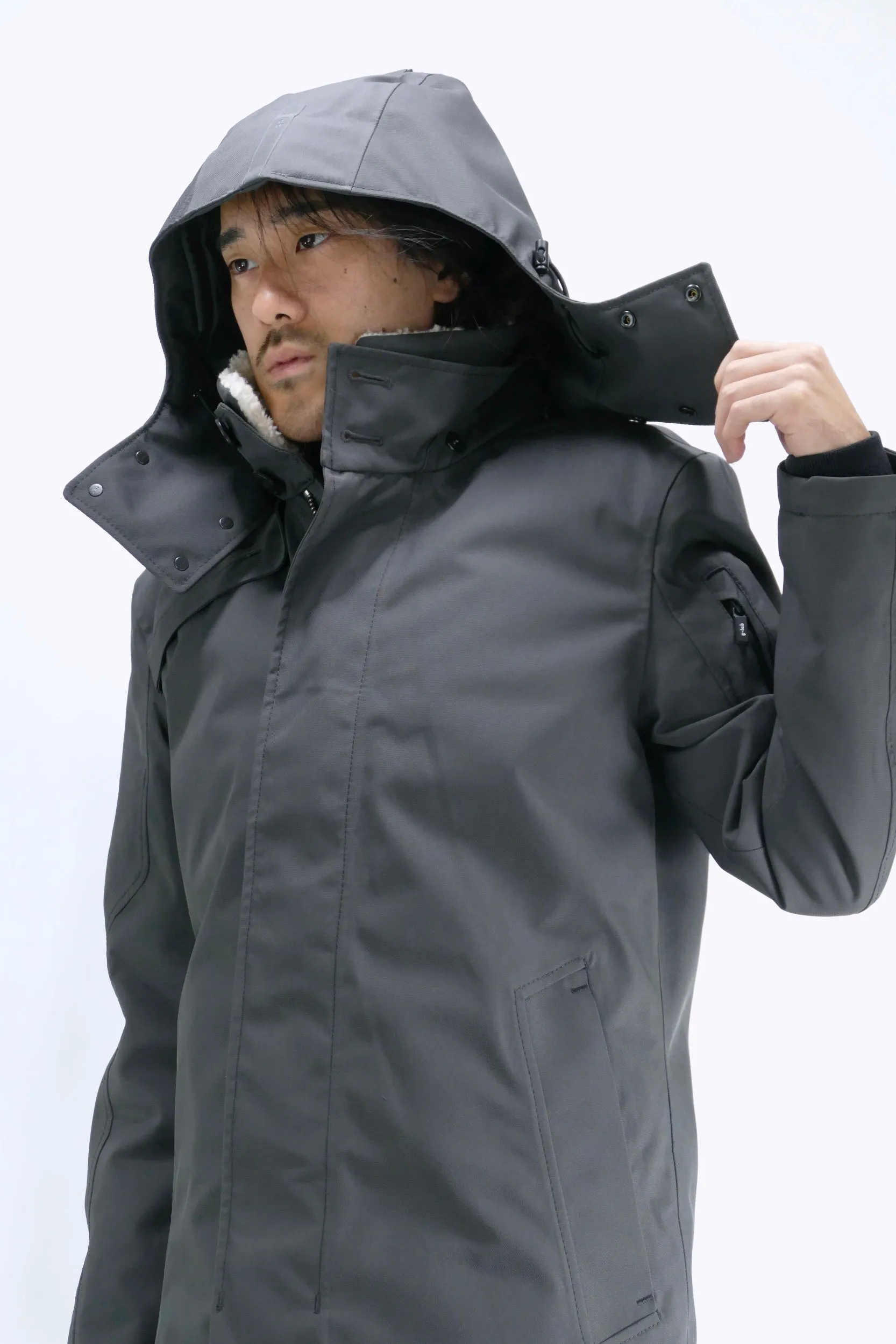 g-lab Mens Eco *Parka Magnum Tech Touch - Graphite