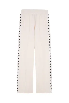 Golden Goose Dorotea Star Jogging Pants - Papyrus/ Black