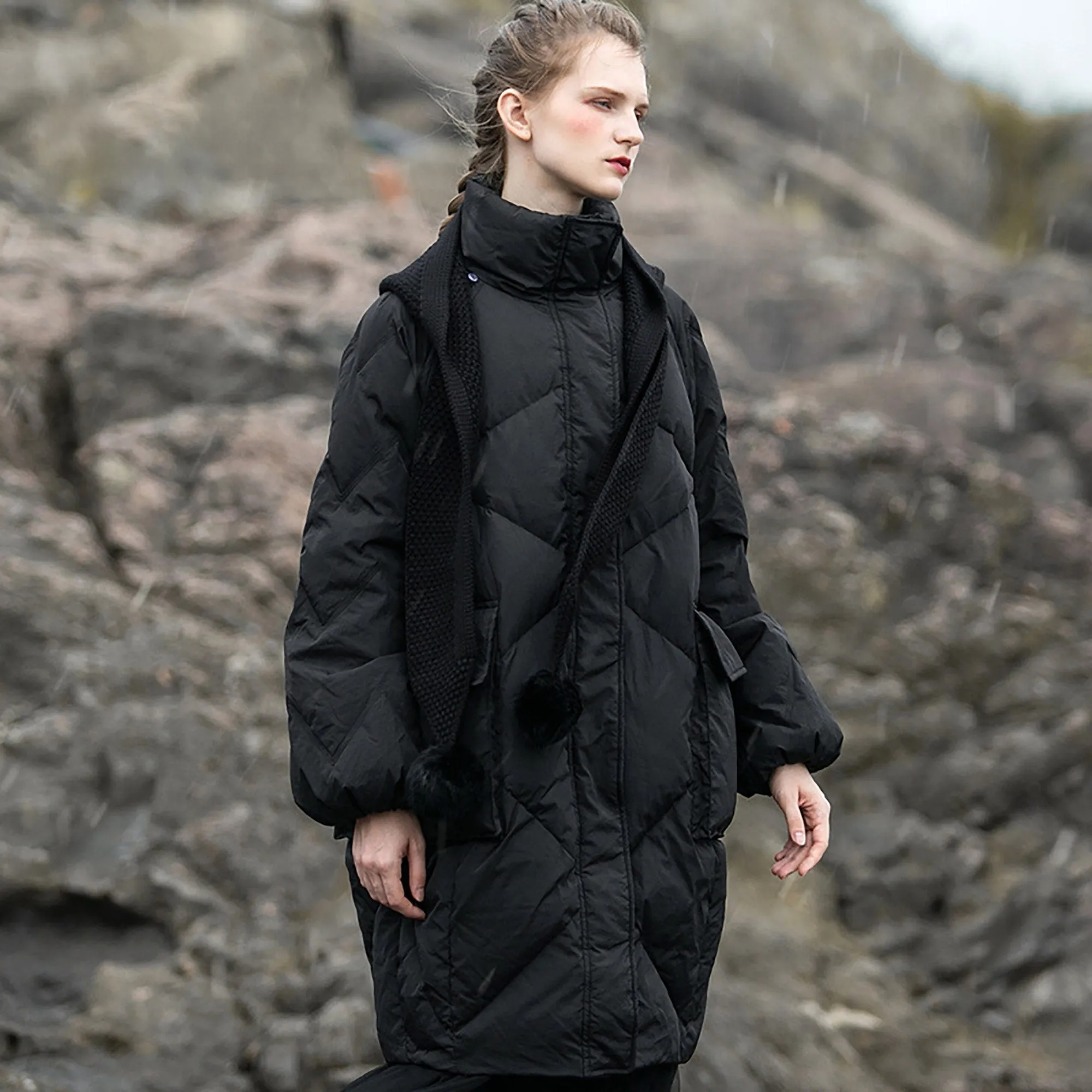 Goose Down Puffer Coat