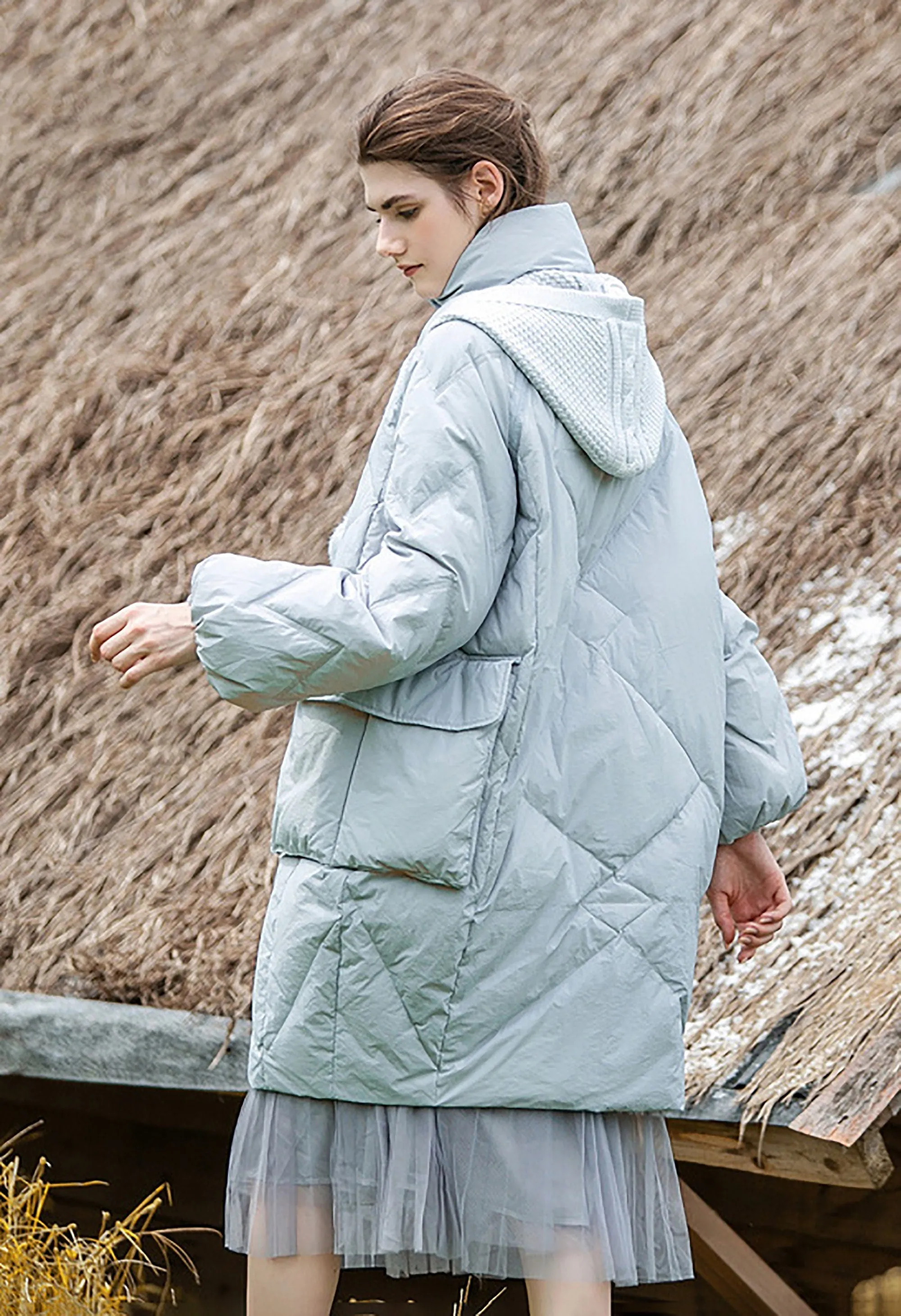 Goose Down Puffer Coat